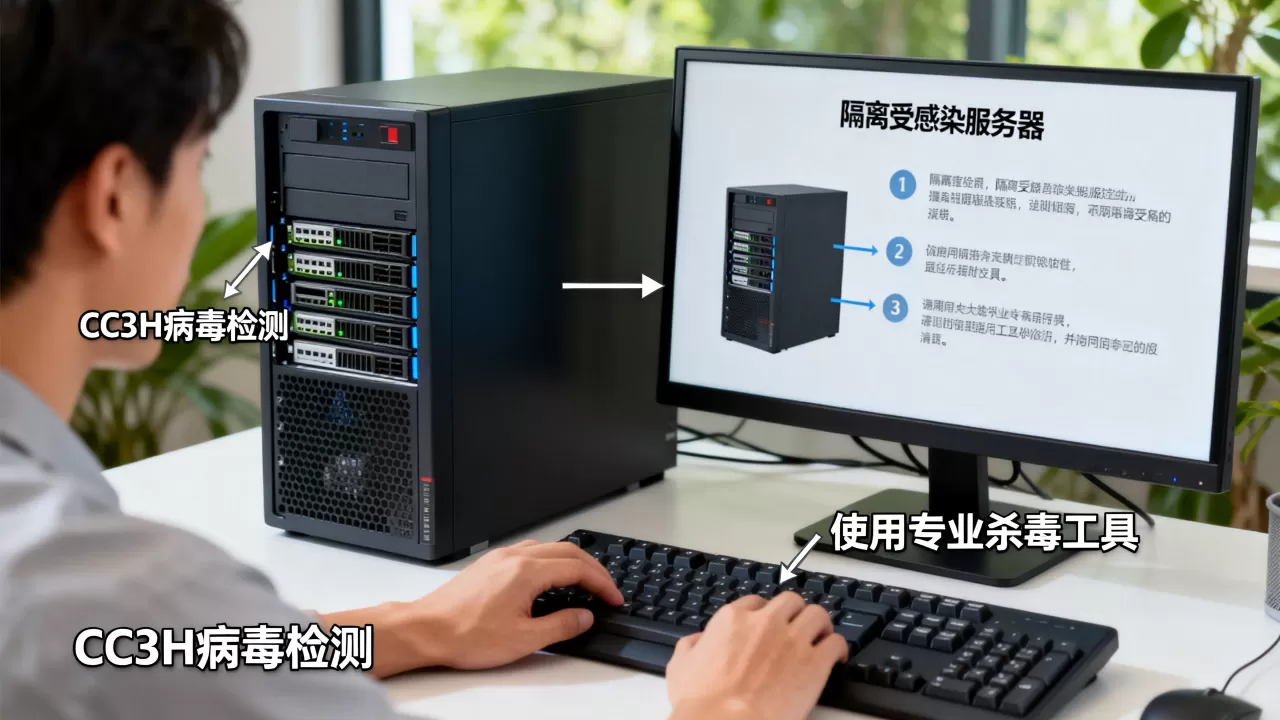 服务器中了CC3H病毒怎么办,CC3H病毒清除步骤有哪些? 服务器中了CC3H病毒怎么办,CC3H病毒清除步骤有哪些?