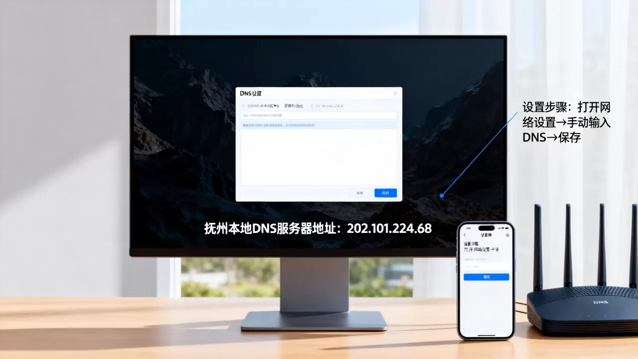 抚州本地的DNS服务器地址是多少,怎么设置最快? 抚州本地的DNS服务器地址是多少,怎么设置最快?