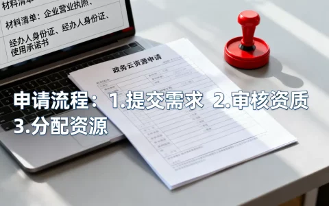 政务云资源申请流程如何更规范，政务云资源申请需要哪些材料？