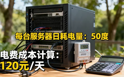 每台服务器每天耗电多少度，电费成本该如何计算
