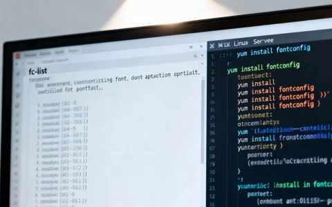 linux服务器怎么查看已安装字体，字体安装命令