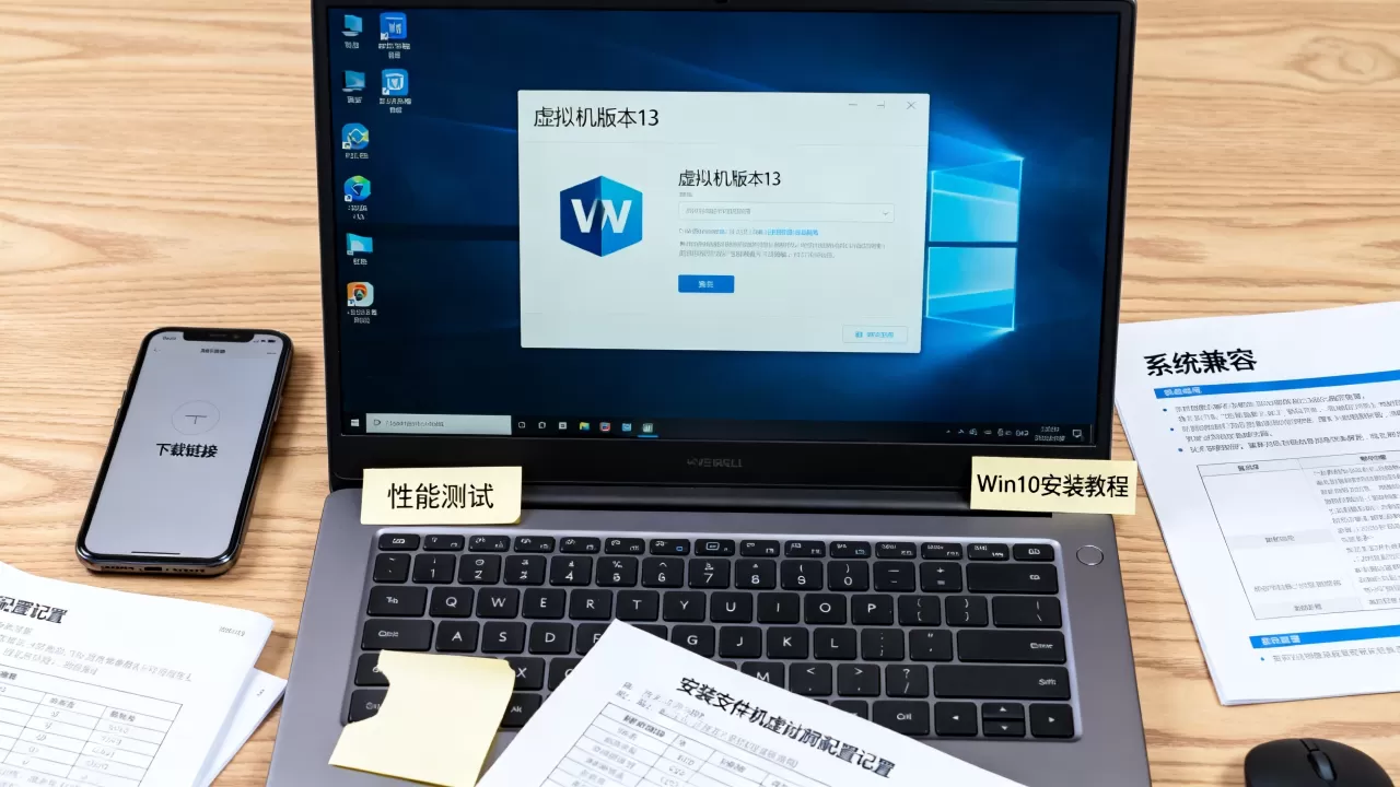 虚拟机版本13下载链接在哪?系统兼容吗?性能怎么样?,Win10安装教程 虚拟机版本13下载链接在哪?系统兼容吗?性能怎么样?,Win10安装教程