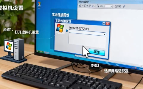 Windows 2003虚拟机如何配置网络连接？虚拟机网络设置步骤详解
