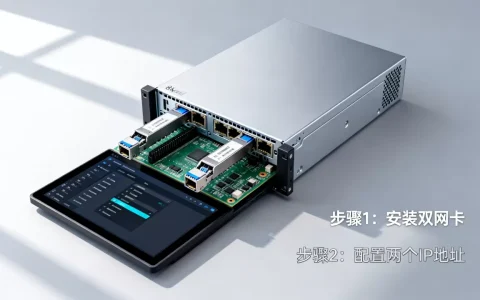 服务器双网卡怎么同时使用两个IP，具体操作步骤是什么？