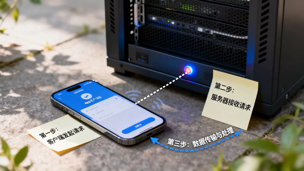 app客户端如何发请求到服务器地址,接口请求流程是什么? app客户端如何发请求到服务器地址,接口请求流程是什么?