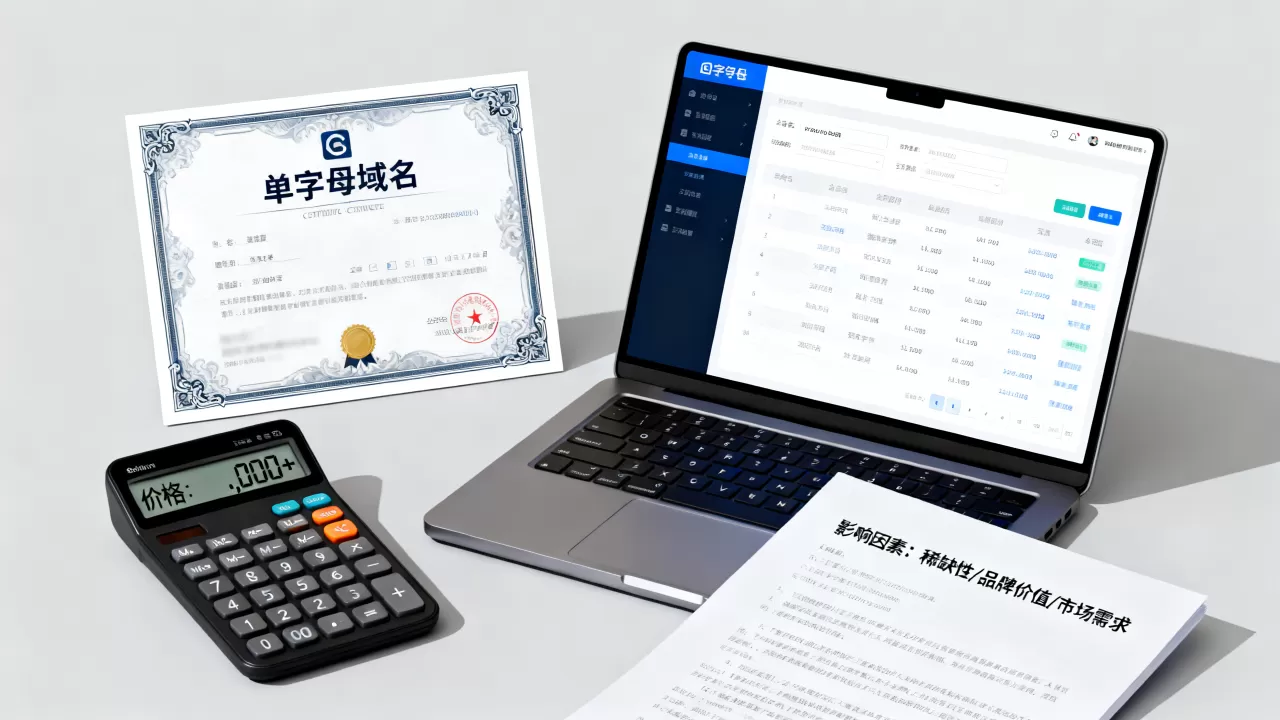 一个字母域名价格多少?影响因素有哪些,为什么这么贵? 一个字母域名价格多少?影响因素有哪些,为什么这么贵?