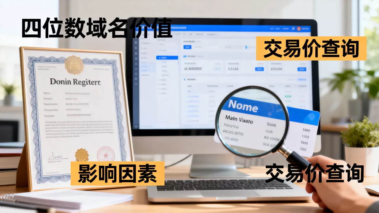 四位数域名值多少钱?影响价格的关键因素有哪些?四位数域名交易价怎么查? 四位数域名值多少钱?影响价格的关键因素有哪些?四位数域名交易价怎么查?