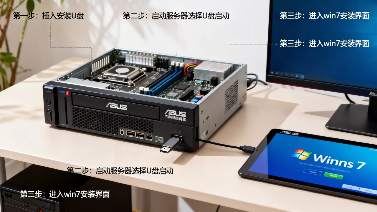 华硕服务器怎么装win7系统,安装步骤有哪些? 华硕服务器怎么装win7系统,安装步骤有哪些?