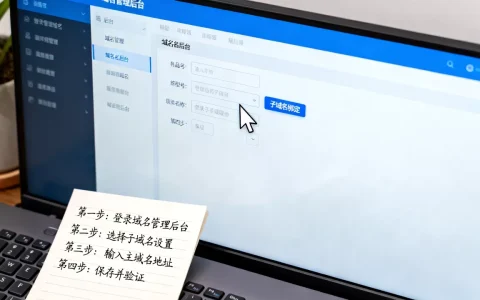 域名绑域名怎么操作？子域名绑定到主域名怎么操作步骤详解