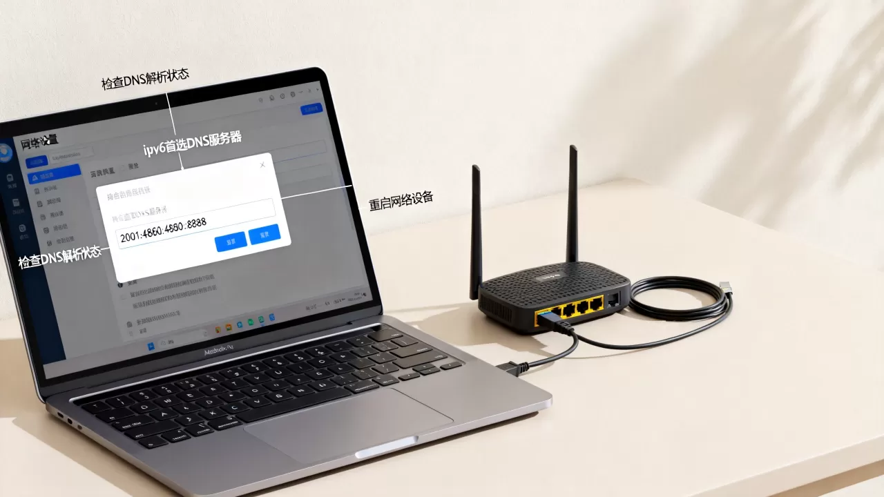 ipv6首选dns服务器如何设置,DNS解析失败怎么办? ipv6首选dns服务器如何设置,DNS解析失败怎么办?