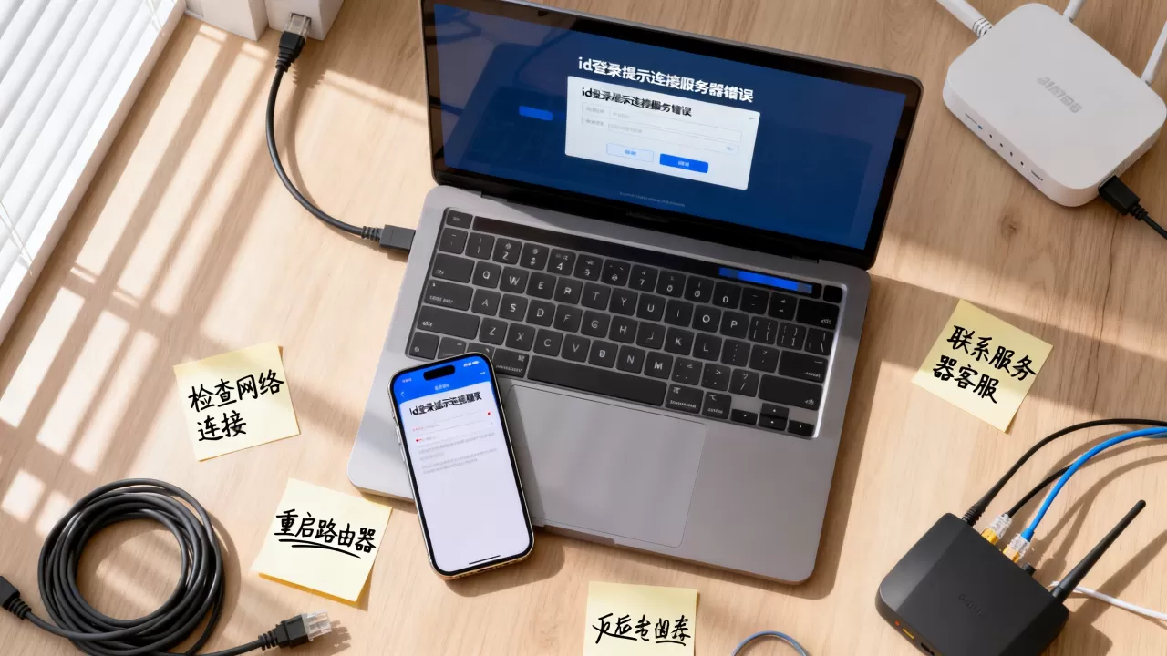 id登录提示连接服务器错误到底怎么办,是什么原因 id登录提示连接服务器错误到底怎么办,是什么原因