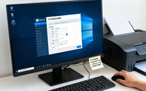 Win10打印机服务器属性怎么调，设置步骤是什么？