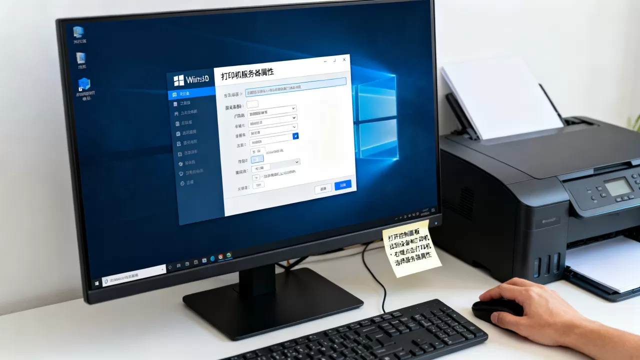Win10打印机服务器属性怎么调,设置步骤是什么? Win10打印机服务器属性怎么调,设置步骤是什么?