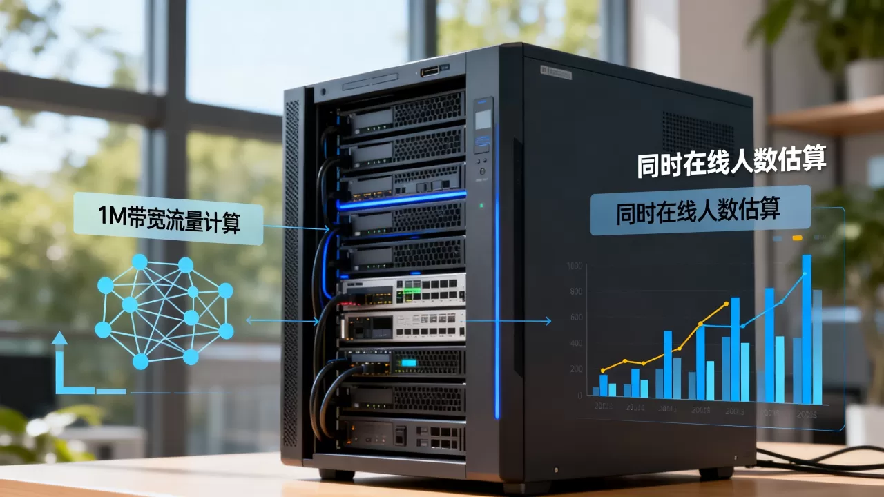 服务器1M带宽能带多少流量,1M带宽能支持多少人同时在线? 服务器1M带宽能带多少流量,1M带宽能支持多少人同时在线?