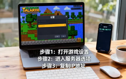 泰拉瑞亚的服务器IP怎么看，怎么快速找到IP？