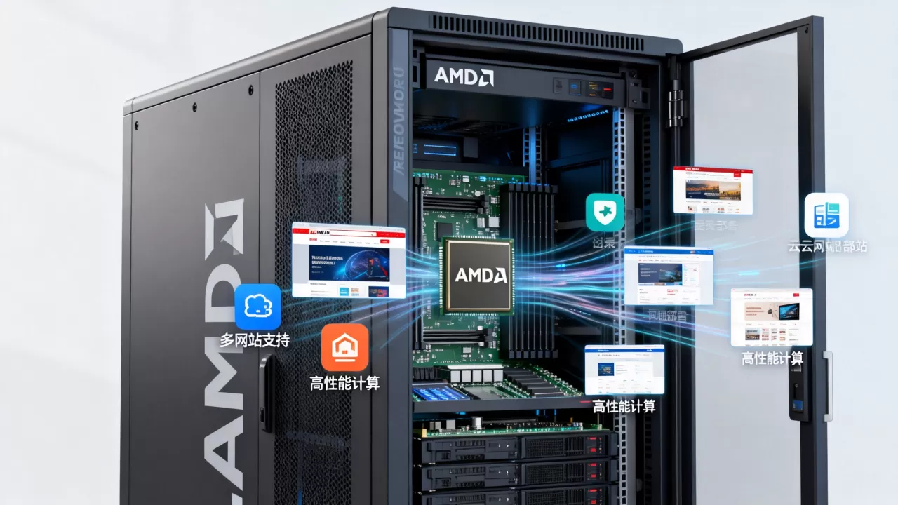 AMD云服务器能放几个网站?,性能怎么样? AMD云服务器能放几个网站?,性能怎么样?