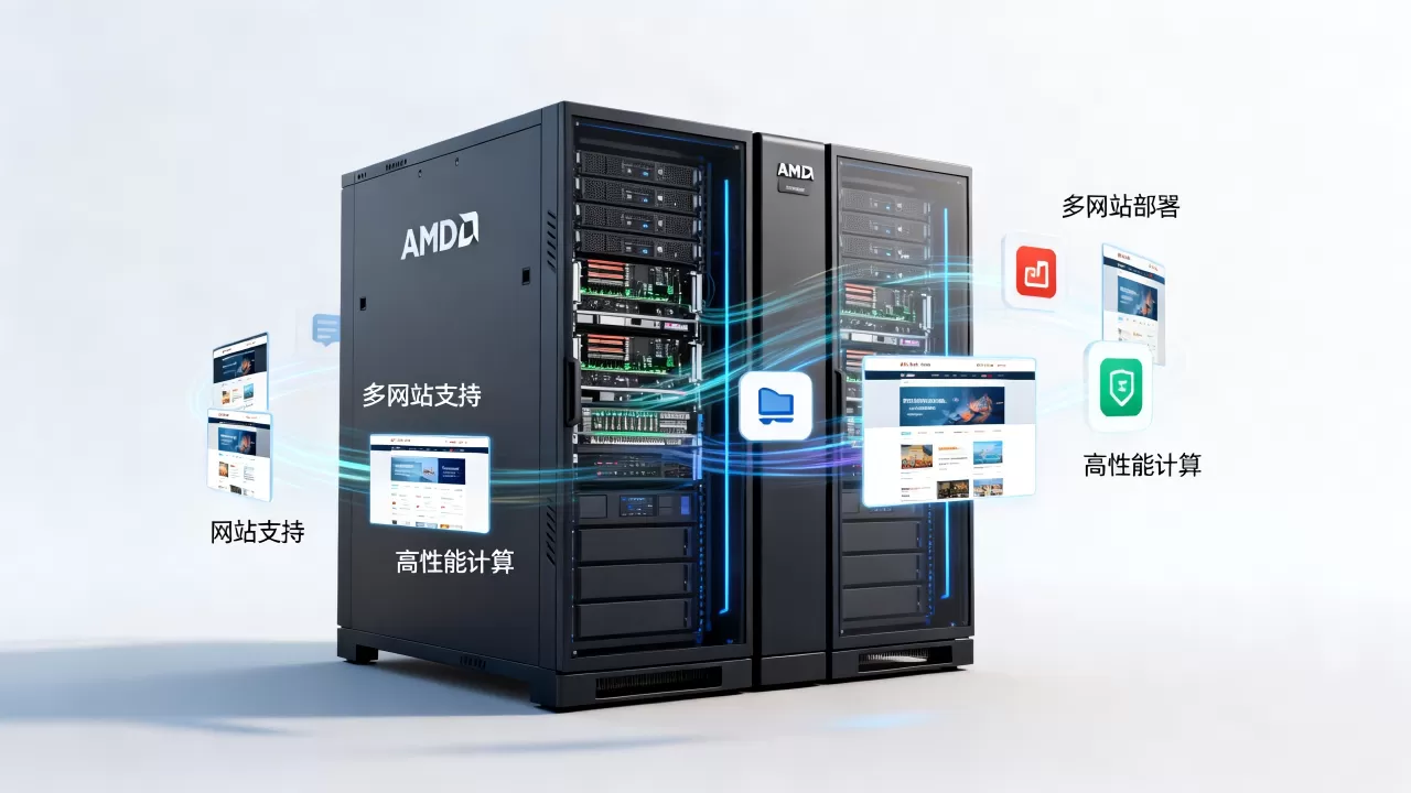 AMD云服务器能放几个网站?,性能怎么样? AMD云服务器能放几个网站?,性能怎么样?