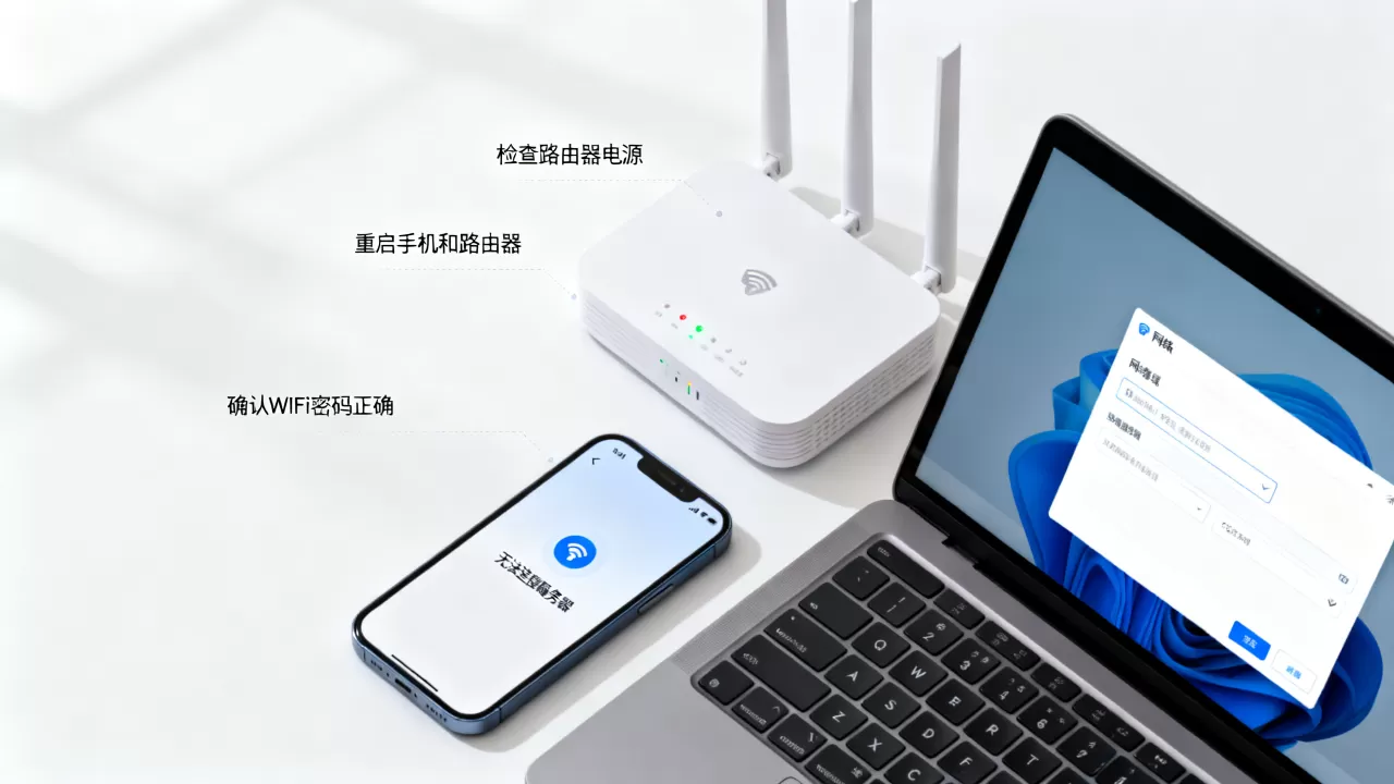 连接wifi为什么总是无法连接服务器,怎么解决? 连接wifi为什么总是无法连接服务器,怎么解决?