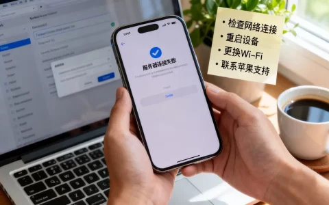 申请苹果ID时服务器失败怎么办，常见解决方法有哪些？