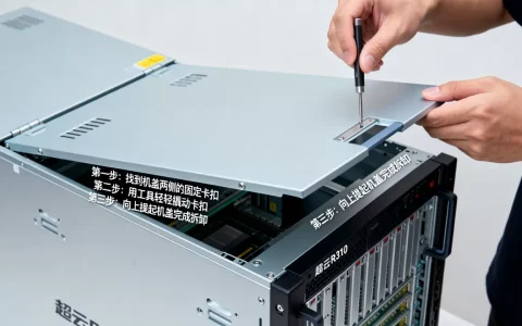 超云R3210服务器机盖怎么打开,拆卸步骤是什么