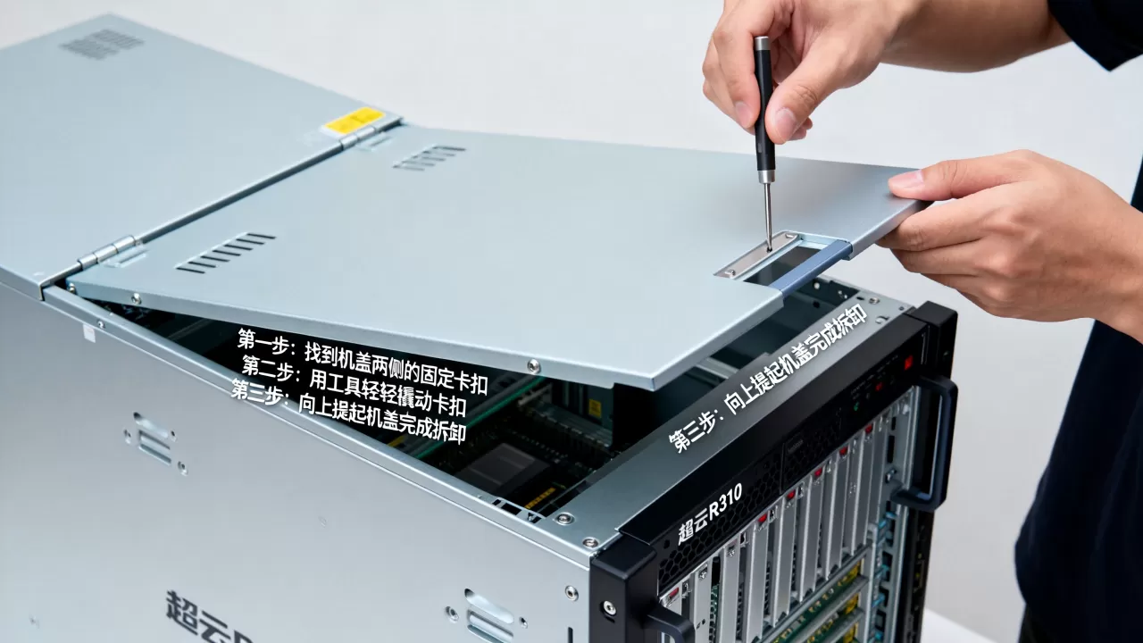 超云R3210服务器机盖怎么打开,拆卸步骤是什么 超云R3210服务器机盖怎么打开,拆卸步骤是什么
