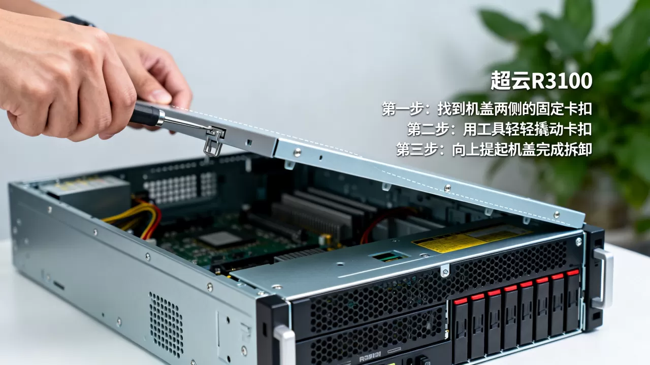 超云R3210服务器机盖怎么打开,拆卸步骤是什么 超云R3210服务器机盖怎么打开,拆卸步骤是什么