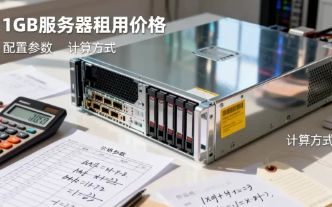 服务器1g多少钱，租用价格是怎么计算的？