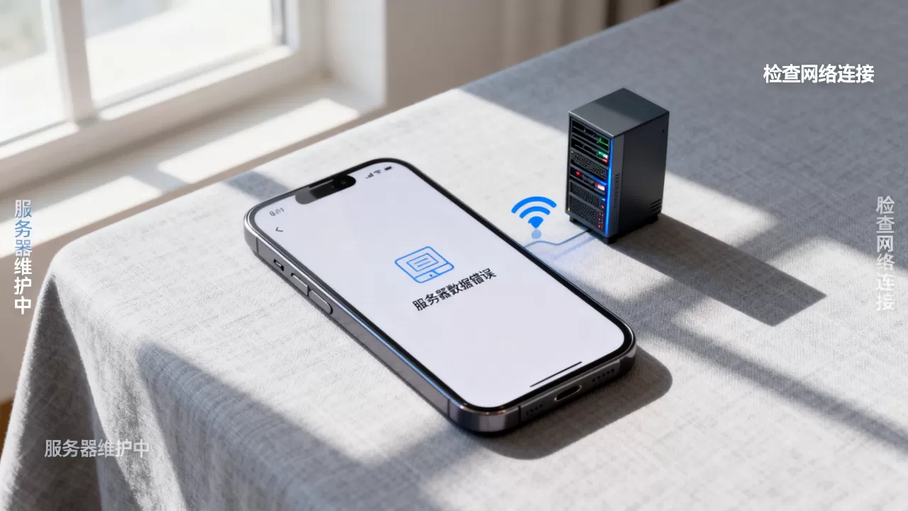 app登录显示服务器数据错误如何修复,什么原因? app登录显示服务器数据错误如何修复,什么原因?