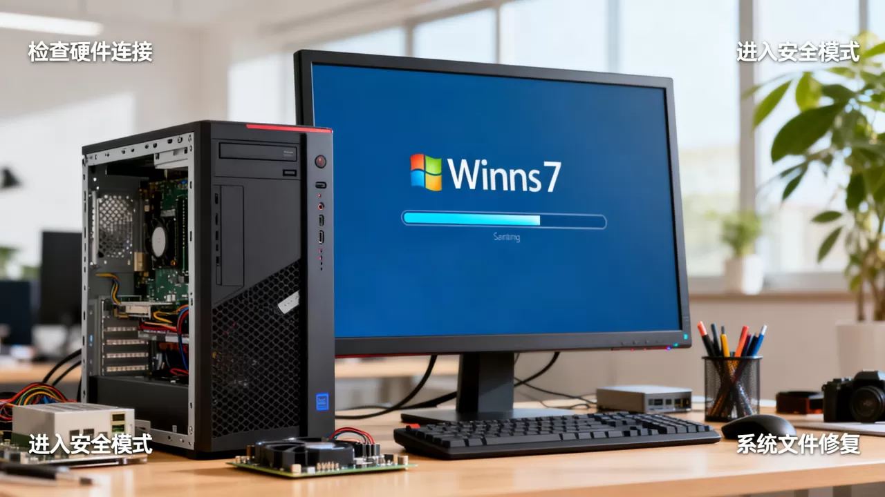 win7服务器正在启动怎么办,启动卡住什么原因 win7服务器正在启动怎么办,启动卡住什么原因