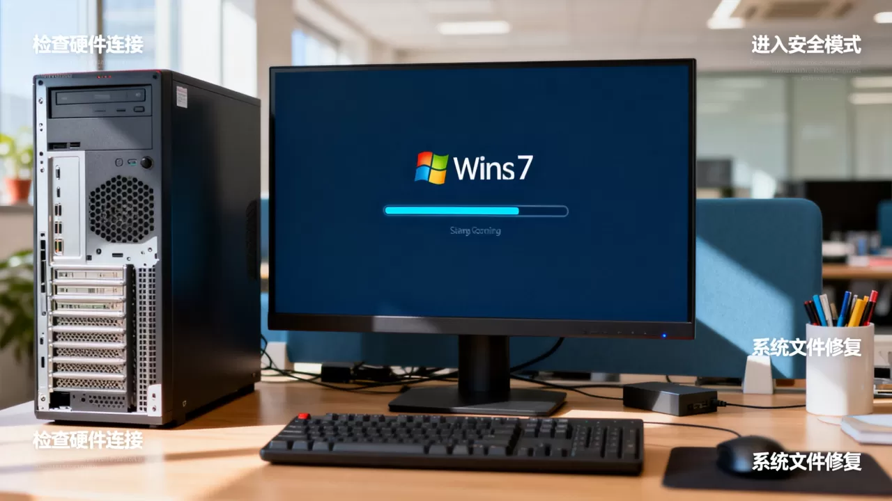 win7服务器正在启动怎么办,启动卡住什么原因 win7服务器正在启动怎么办,启动卡住什么原因