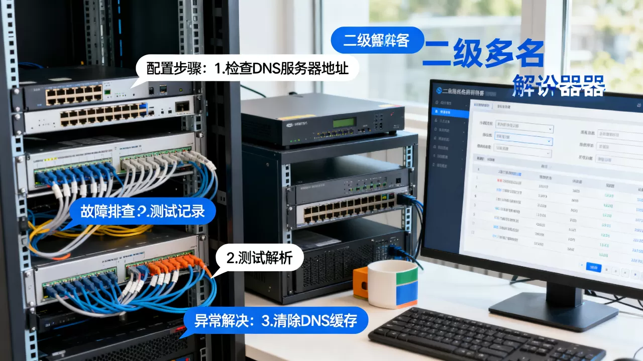二级域名解析服务器如何配置与故障排查?DNS解析异常怎么解决 二级域名解析服务器如何配置与故障排查?DNS解析异常怎么解决