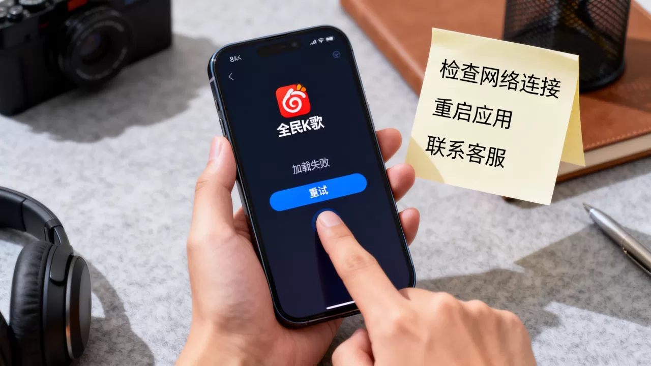 全民k歌服务器出故障怎么解决,一直加载失败怎么办 全民k歌服务器出故障怎么解决,一直加载失败怎么办