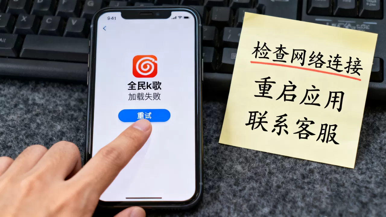 全民k歌服务器出故障怎么解决,一直加载失败怎么办 全民k歌服务器出故障怎么解决,一直加载失败怎么办