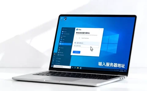 Win10怎么设置移动连接到服务器地址，怎么办？