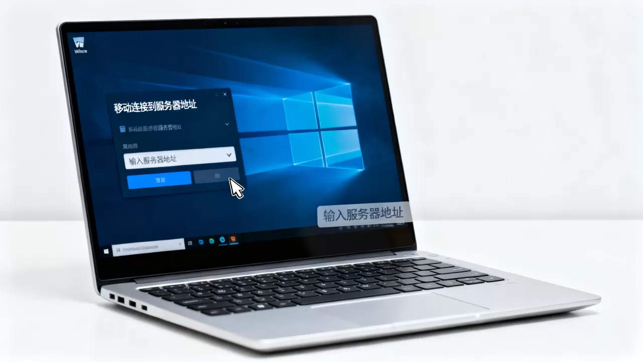 Win10怎么设置移动连接到服务器地址,怎么办? Win10怎么设置移动连接到服务器地址,怎么办?