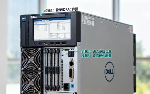 戴尔r730怎么看服务器配置？查询属性步骤是什么