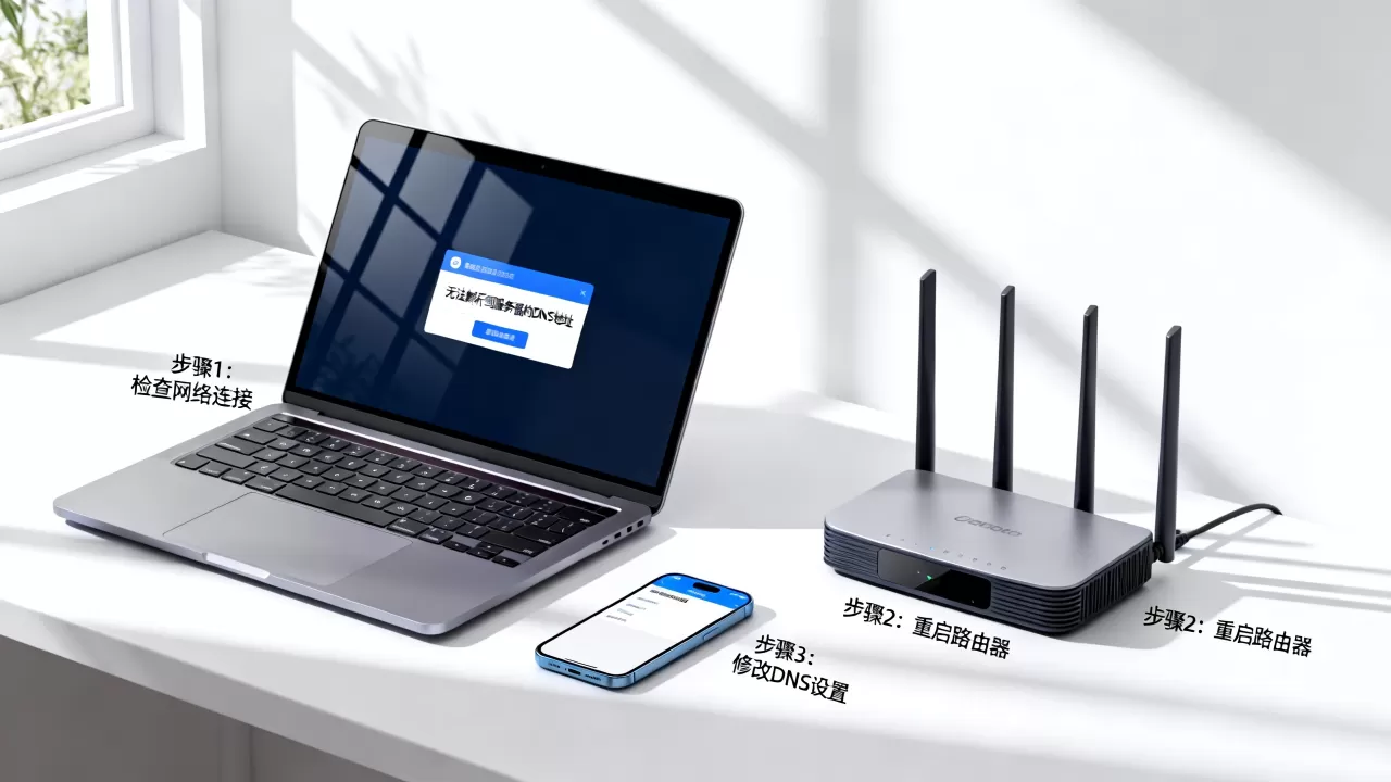 无法解析到服务器的DNS地址怎么办,DNS解析失败如何解决? 无法解析到服务器的DNS地址怎么办,DNS解析失败如何解决?