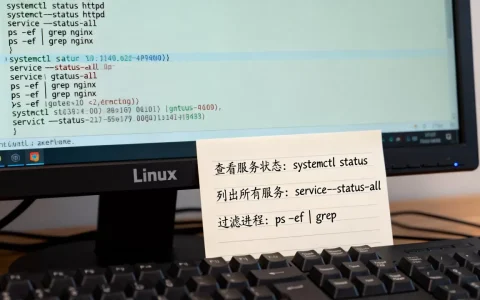 如何查看Linux服务器上的服务？有哪些常用命令？