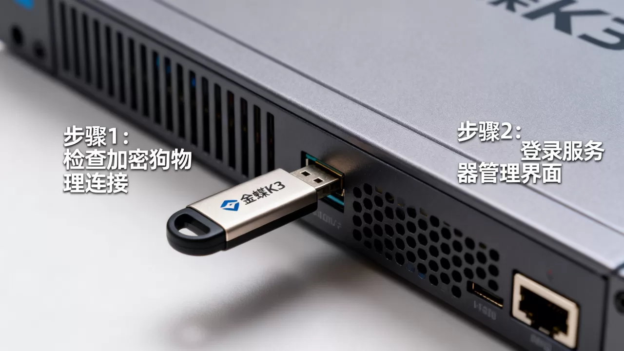 金蝶K3加密服务器如何查看?,加密狗状态查询教程 金蝶K3加密服务器如何查看?,加密狗状态查询教程