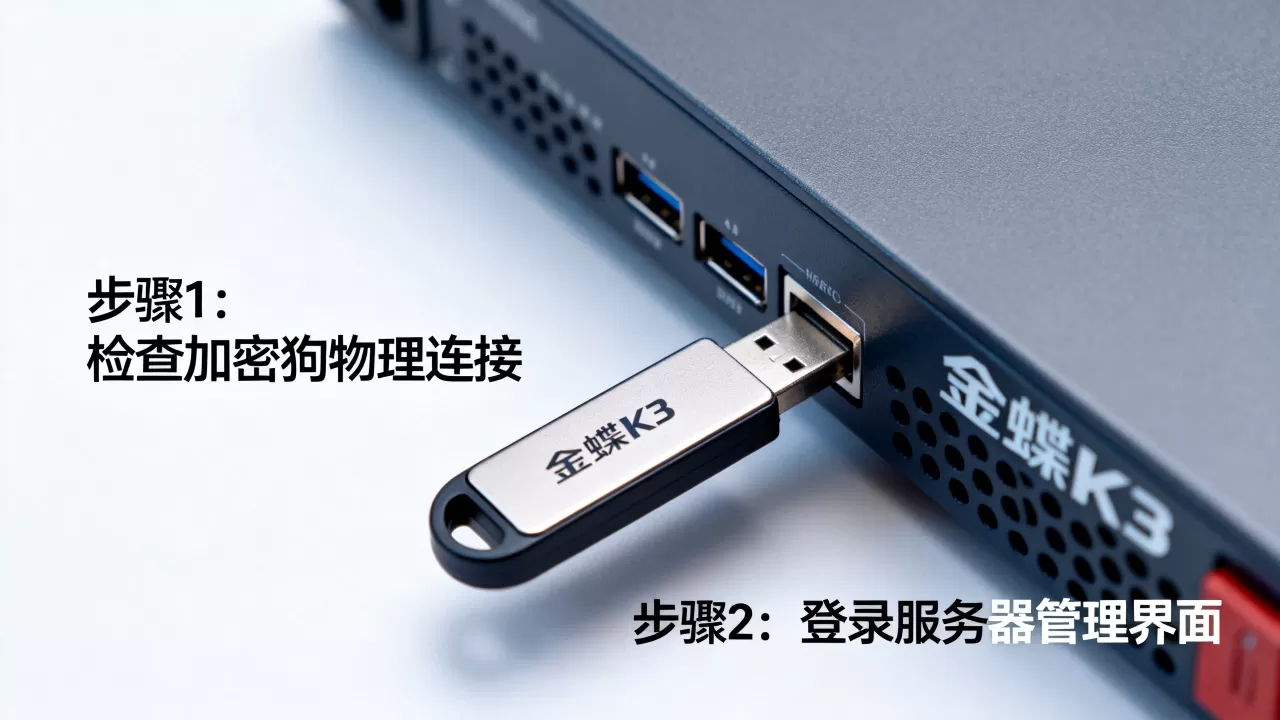 金蝶K3加密服务器如何查看?,加密狗状态查询教程 金蝶K3加密服务器如何查看?,加密狗状态查询教程