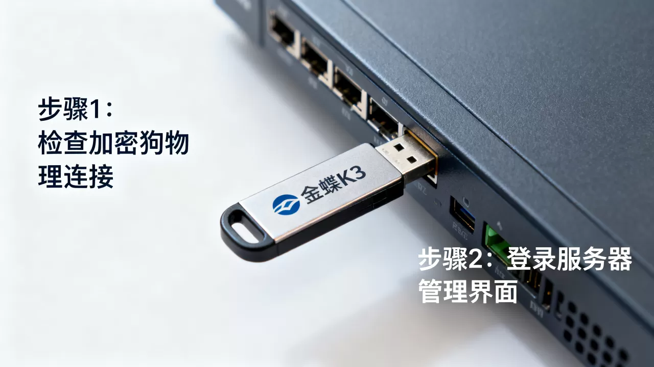 金蝶K3加密服务器如何查看?,加密狗状态查询教程 金蝶K3加密服务器如何查看?,加密狗状态查询教程