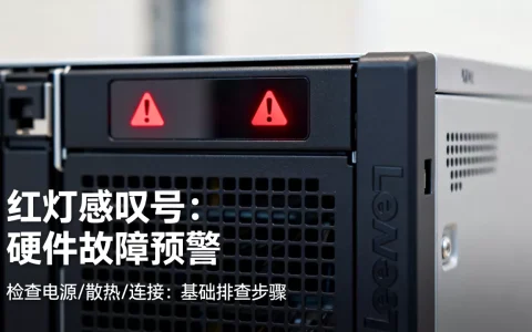 联想服务器亮红灯感叹号是何原因？怎么解决？