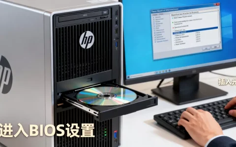 HP服务器光盘启动失败如何解决, 开机引导项设置方法