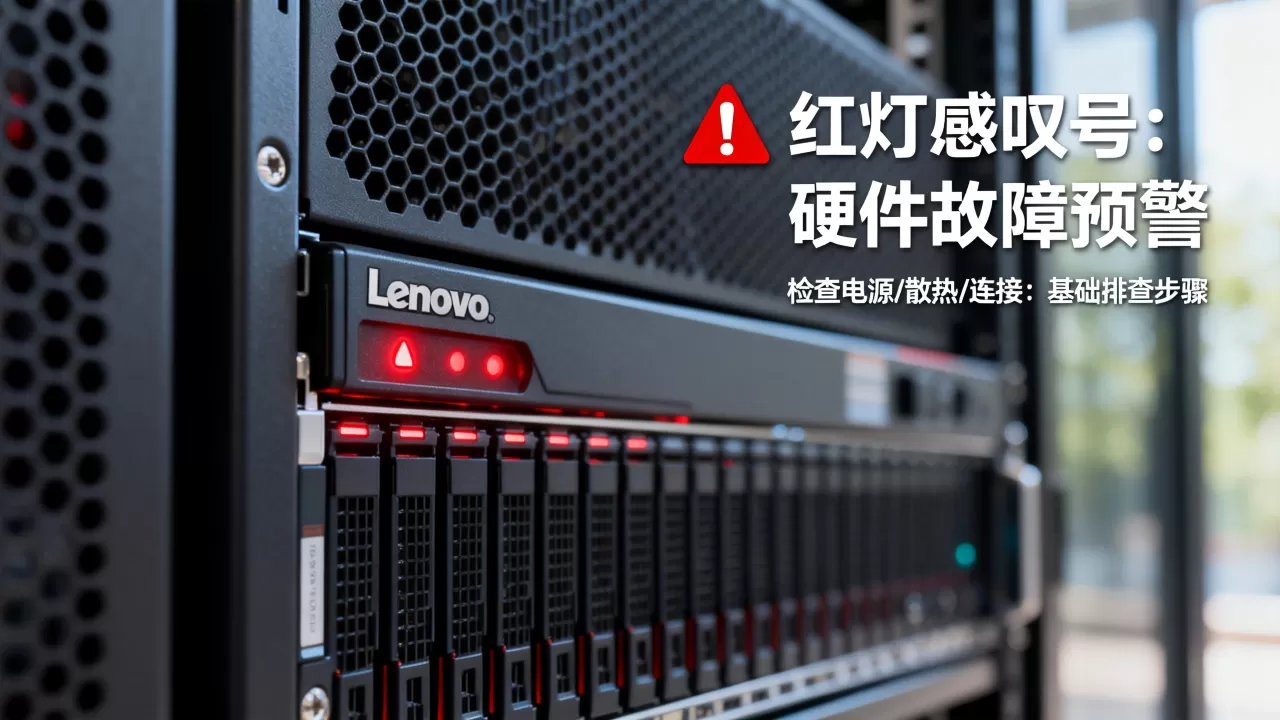 联想服务器亮红灯感叹号是何原因?怎么解决? 联想服务器亮红灯感叹号是何原因?怎么解决?