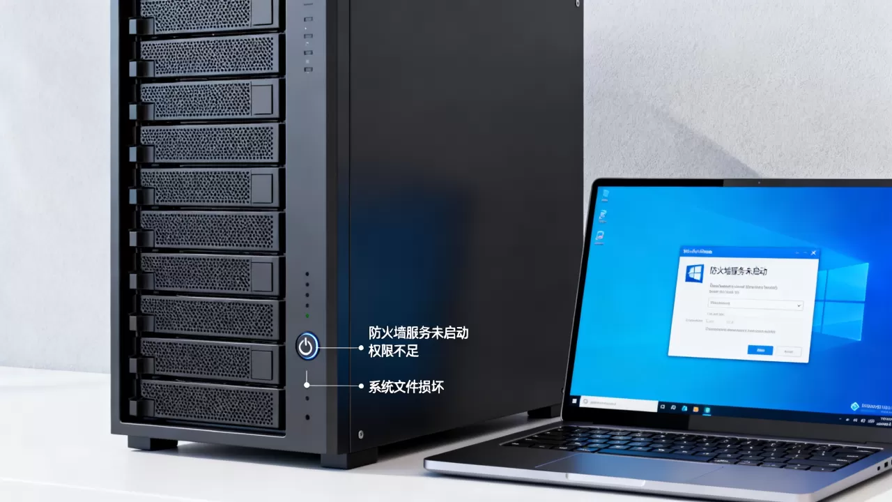 服务器Windows防火墙打不开是什么原因,怎么解决? 服务器Windows防火墙打不开是什么原因,怎么解决?