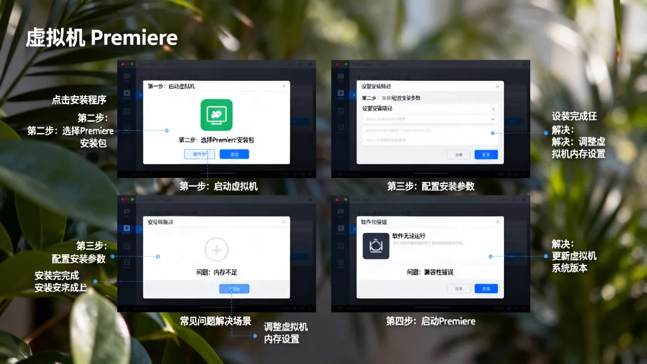 虚拟机安装Premiere教程步骤及注意事项有哪些?,Premiere虚拟机安装常见问题及解决 虚拟机安装Premiere教程步骤及注意事项有哪些?,Premiere虚拟机安装常见问题及解决