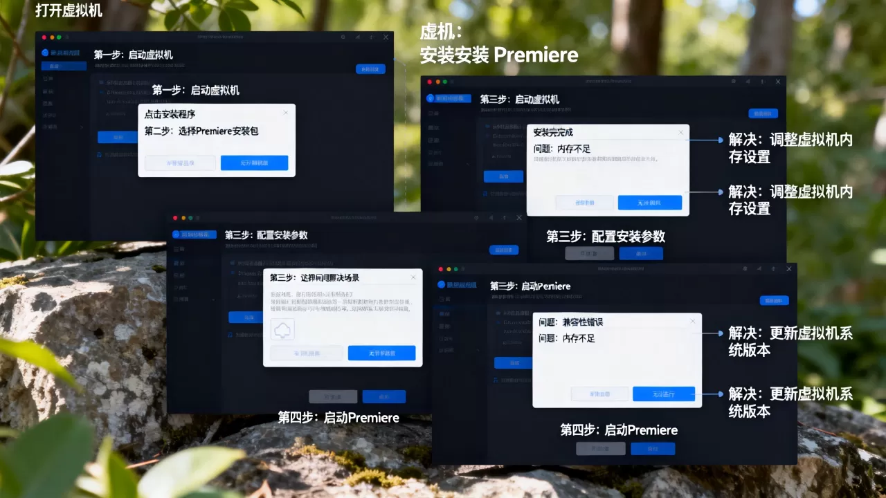 虚拟机安装Premiere教程步骤及注意事项有哪些?,Premiere虚拟机安装常见问题及解决 虚拟机安装Premiere教程步骤及注意事项有哪些?,Premiere虚拟机安装常见问题及解决