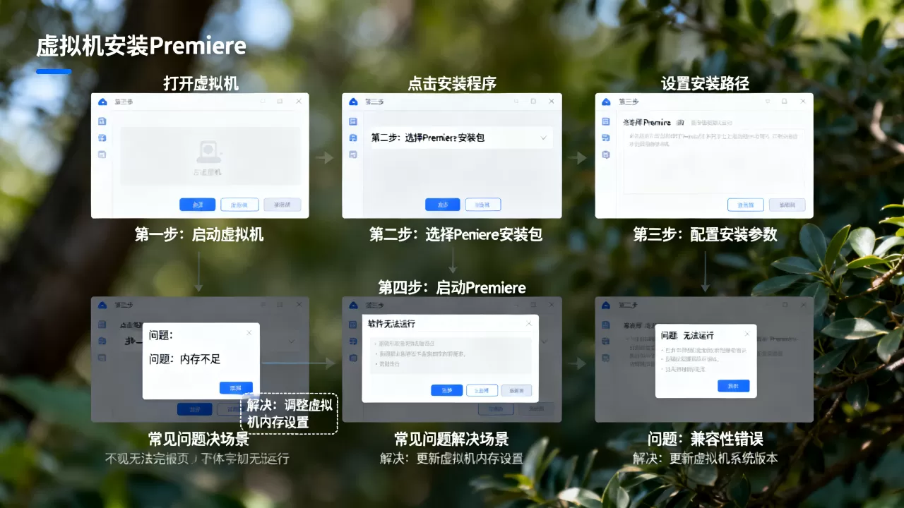 虚拟机安装Premiere教程步骤及注意事项有哪些?,Premiere虚拟机安装常见问题及解决 虚拟机安装Premiere教程步骤及注意事项有哪些?,Premiere虚拟机安装常见问题及解决
