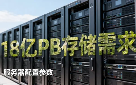 18亿PB需要多少台服务器才够，配置怎么选？