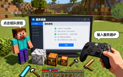 我的世界国际版ng服务器怎么组队？，联机教程哪里找？